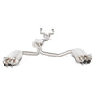 SCORPION RS4 B8 Resonated cat-back system inc active exhaust valve (polished steel)