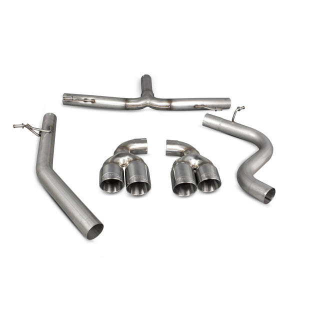SCORPION TT MK2 2.0 TDI Cat-back System(polished steel)
