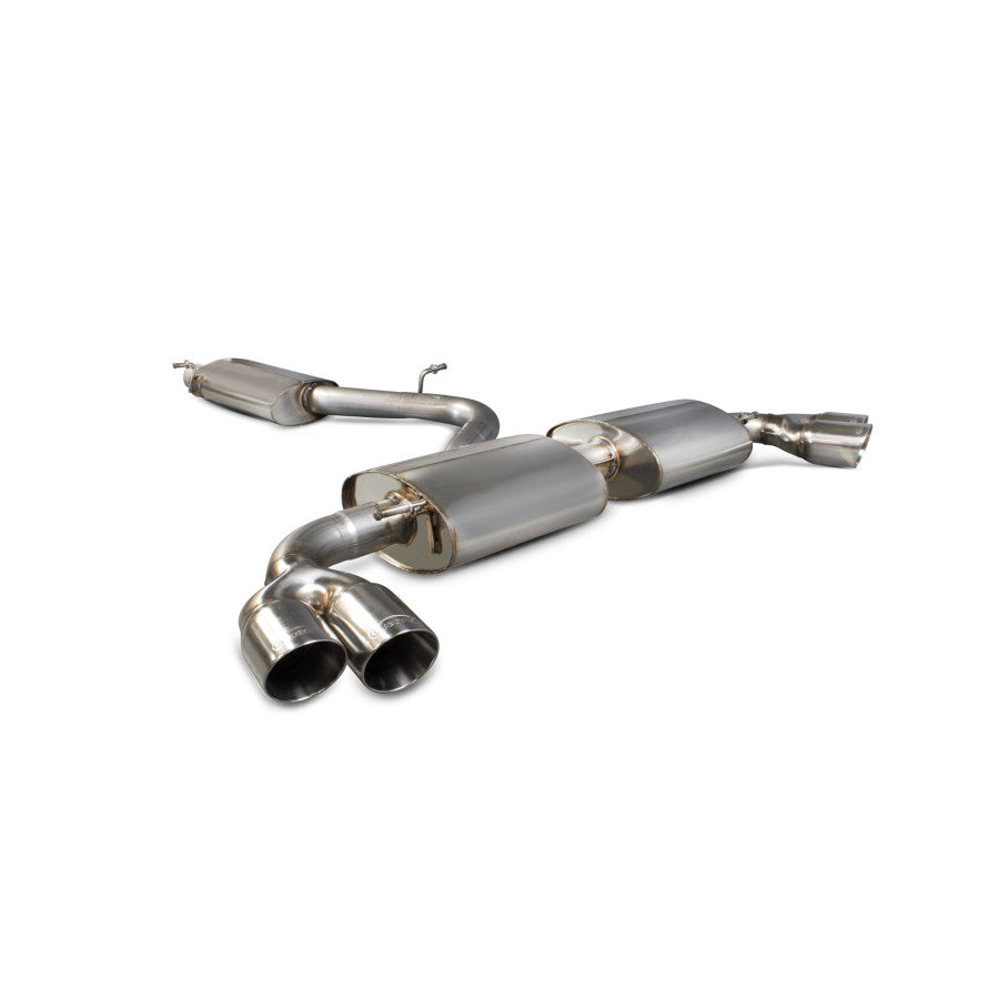 SCORPION TT MK2 3.2 V6 Resonated cat-back system (polished steel)