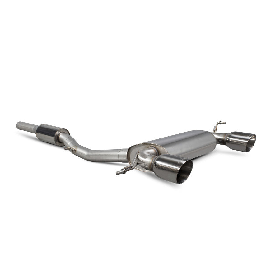 SCORPION TT MK1 Quattro 180 Resonated cat-back system (polished steel)