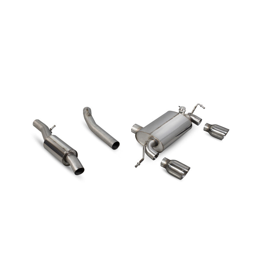 SCORPION TT 3.2 V6 Resonated cat-back system (polished steel)
