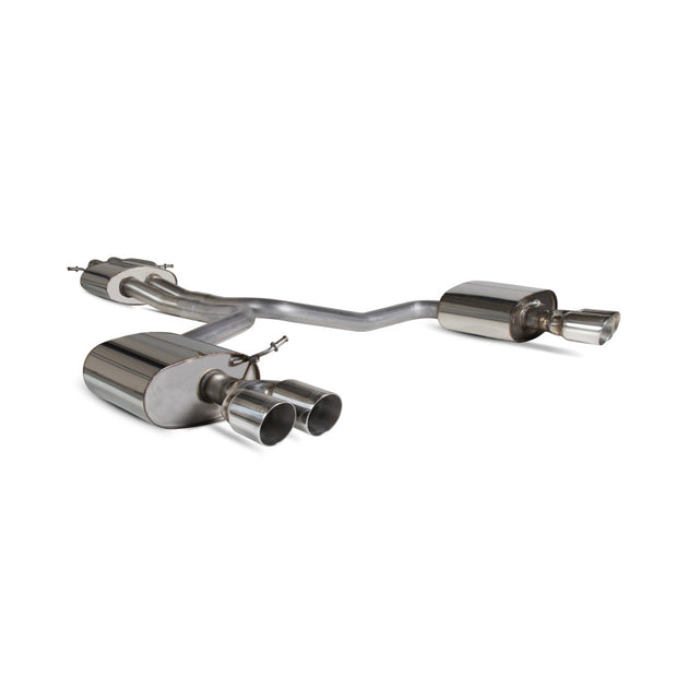 SCORPION S4 B8/B8.5 3.0 TSFI V6 Resonated half system (polished steel)