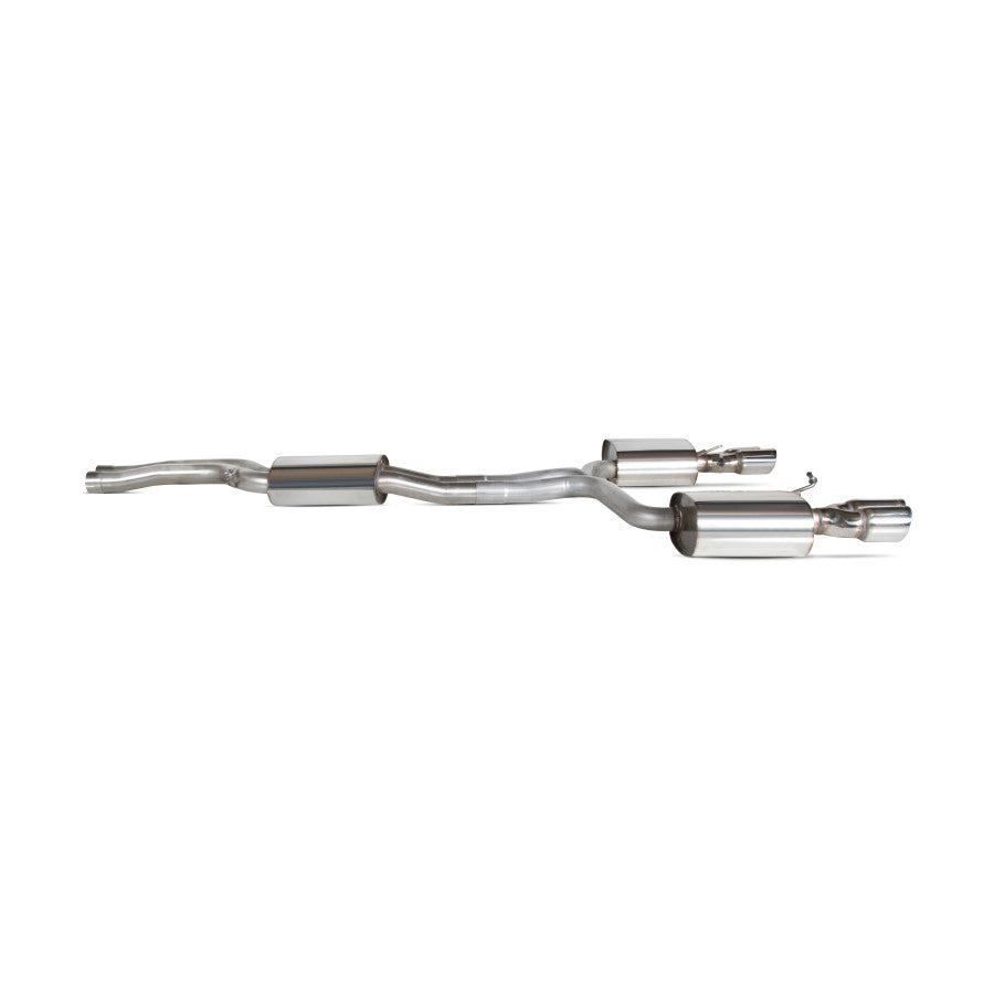 SCORPION S4 B8/B8.5 3.0 TSFI V6 Resonated half system (polished steel)