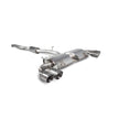 SCORPION S1 2.0 TFSi Resonated cat-back system with electronic valves (Polished steel)