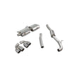 SCORPION S1 2.0 TFSi Resonated cat-back system with electronic valves (Polished steel)