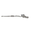 SCORPION S1 2.0 TFSi Resonated cat-back system with electronic valves (Polished steel)