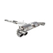 SCORPION S1 2.0 TFSi Resonated cat-back system with electronic valves (Polished steel)