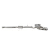 SCORPION S1 2.0 TFSi Resonated cat-back system with electronic valves (Polished steel)