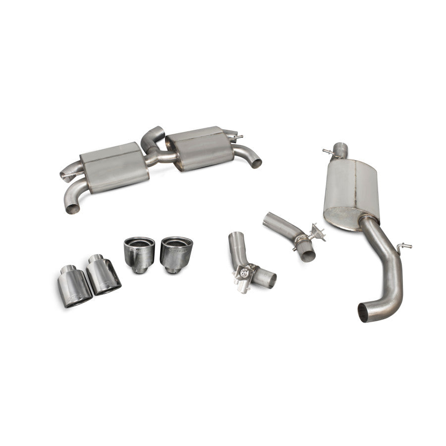 SCORPION TT S MK3 Reasonated cat-back (with valves)