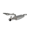 SCORPION TT RS MK2 Resonated cat-back system with valve (tailpipes)