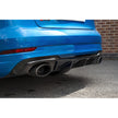 SCORPION RS3 8V Saloon Resonated cat/gpf-back system with valves (Carbon Fibre)