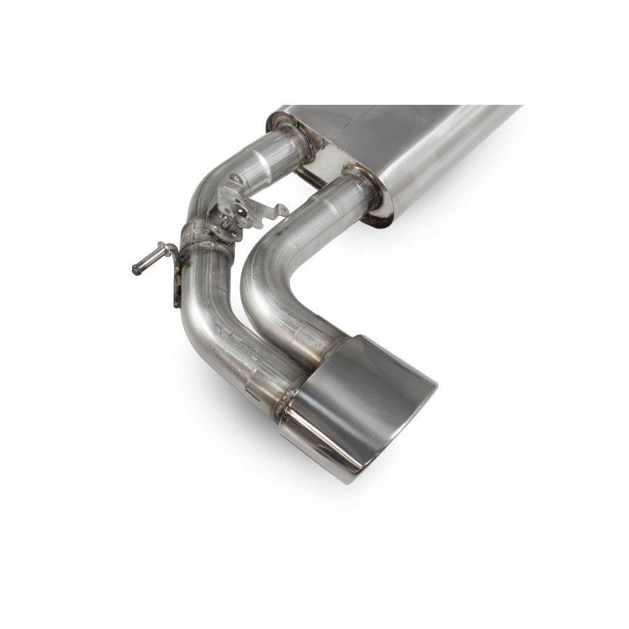 SCORPION RS3 8V Resonated cat-back system with electronic valves (polished steel)