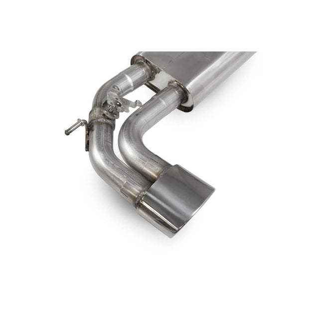 SCORPION RS3 8V Resonated cat-back system with electronic valves (polished steel)