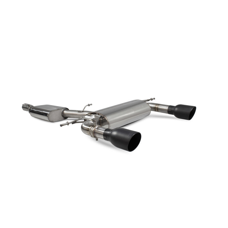 SCORPION TT MK3 2.0TFSi Resonated cat-back system with electronic valves (Daytona trims)