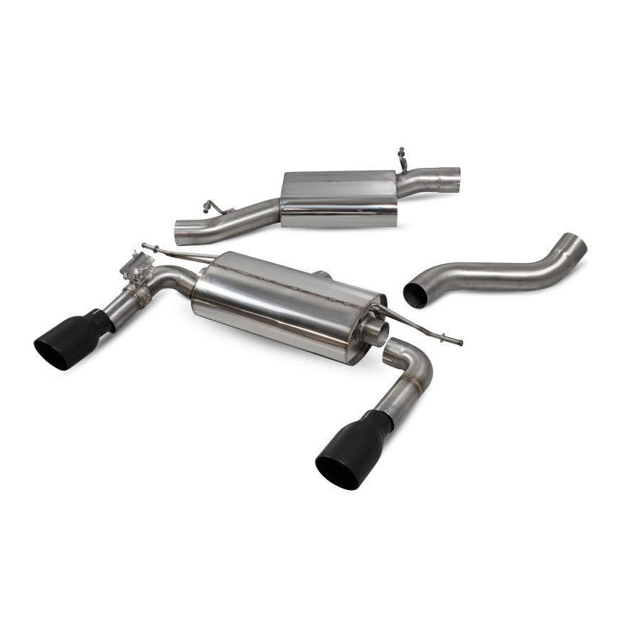 SCORPION TT MK3 2.0TFSi Resonated cat-back system with electronic valves (Daytona trims)