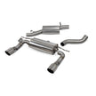 SCORPION TT MK3 2.0TFSi Resonated cat-back system with electronic valves (polished steel)