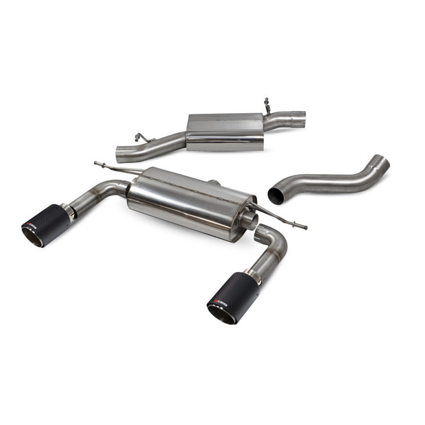 SCORPION TT MK3 2.0TFSi Resonated cat-back system with no valves (Carbon fibre)