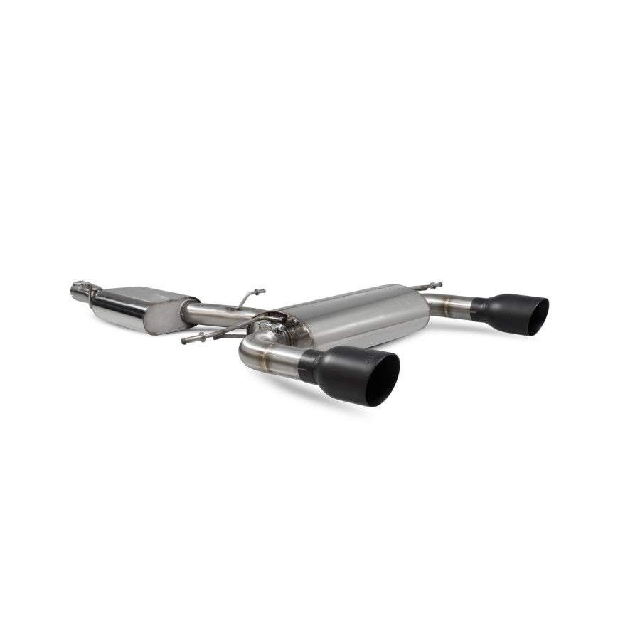 SCORPION TT MK3 2.0TFSi Resonated cat-back system with no valves (Daytona trims)