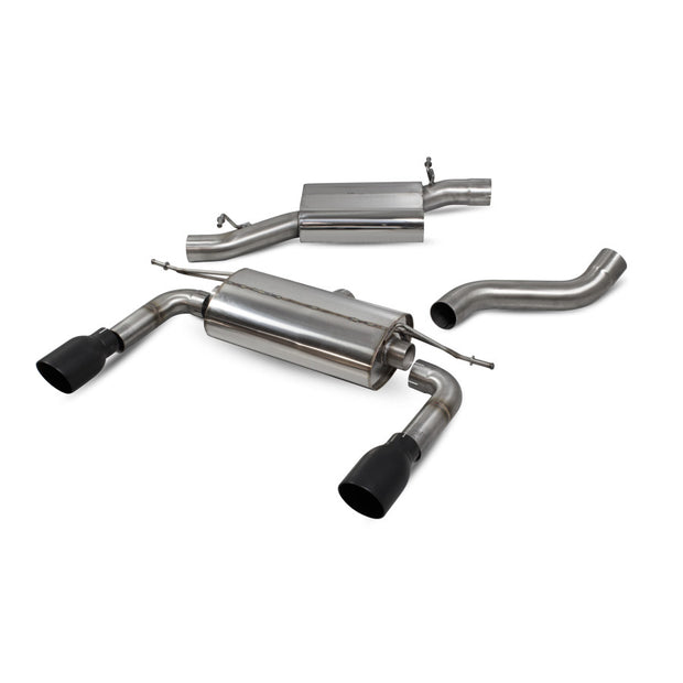 SCORPION TT MK3 2.0TFSi Resonated cat-back system with no valves (Daytona trims)