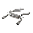 SCORPION TT MK3 2.0TFSi Resonated cat-back system with no valves (polished steel)