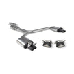 SCORPION RS6 C7 4.0 Resonated half system with trims (Carbon Fibre)