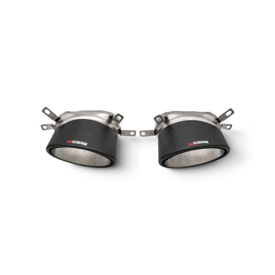 SCORPION RS6 C7 170 x 120mm Carbon Fibre Ascari RS trim pair (Carbon Fibre)