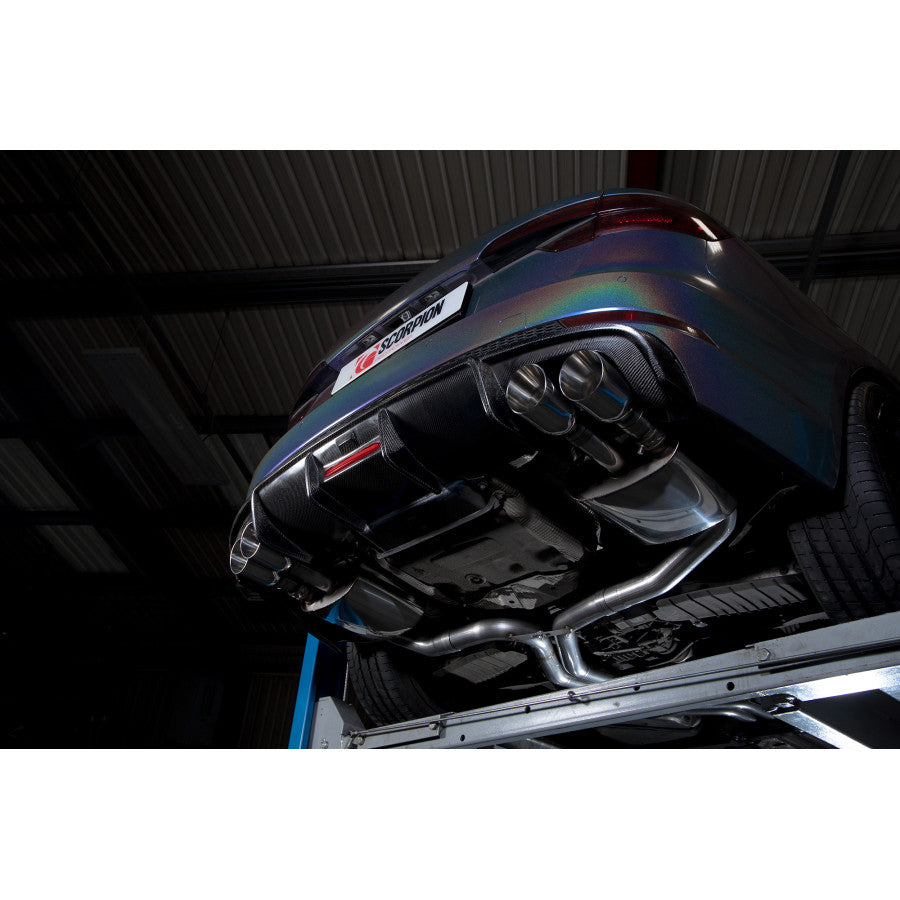 SCORPION S4 B9 Quattro 3.0T V6 Resonated half system (Daytona trims)