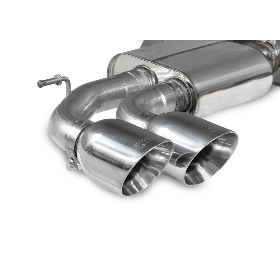 SCORPION S3 2.0TFSi 8Y Non-res cat/gpf back system (Polished quad)