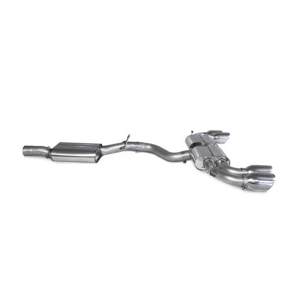 SCORPION S3 2.0TFSi 8Y Resonated cat/gpf back system (Polished Daytona)