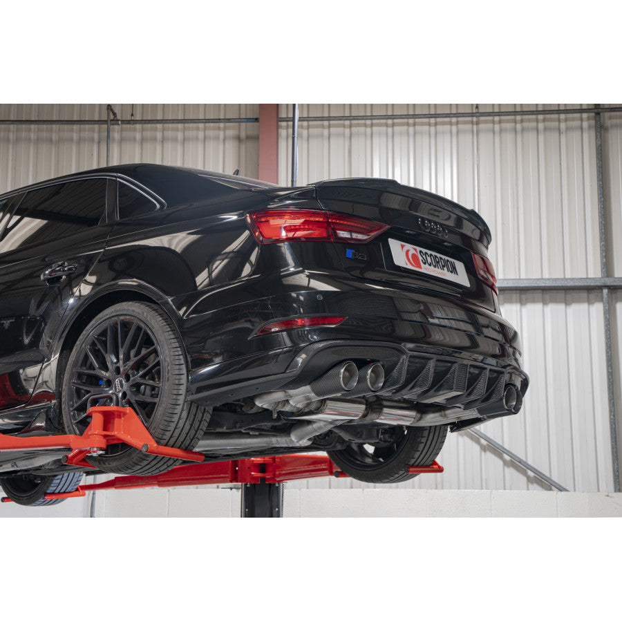 SCORPION S3 2.0T 8V Resonated cat/gpf-back system without valves (Daytona trims)