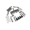 SCORPION S3 2.0T 8V Resonated cat/gpf-back system with valves (Carbon fibre)