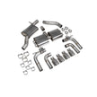 SCORPION S3 2.0T 8V Resonated cat/gpf-back system with valves (Polished Daytona)