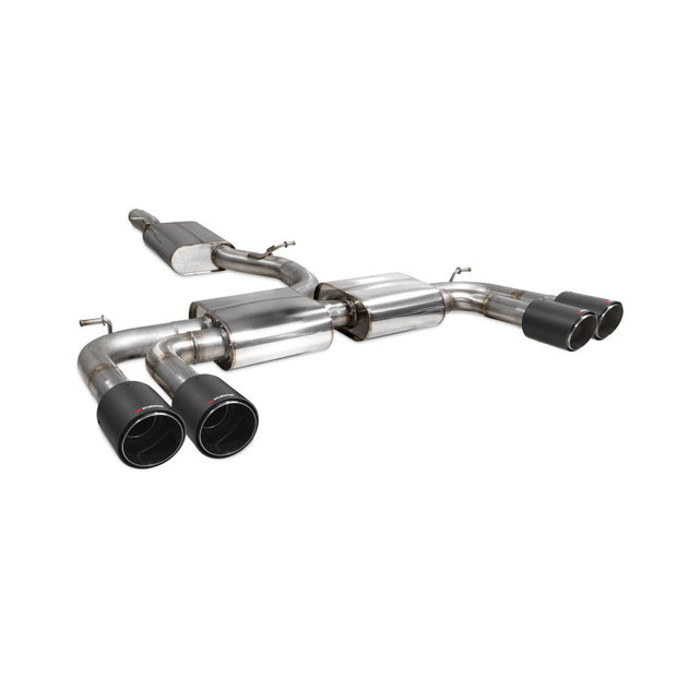 SCORPION S3 2.0T 8V Resonated cat/gpf-back system without valves (Carbon fibre)