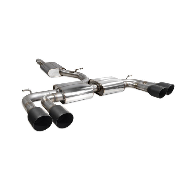 SCORPION S3 2.0T 8V Resonated cat/gpf-back system without valves (Daytona trims)