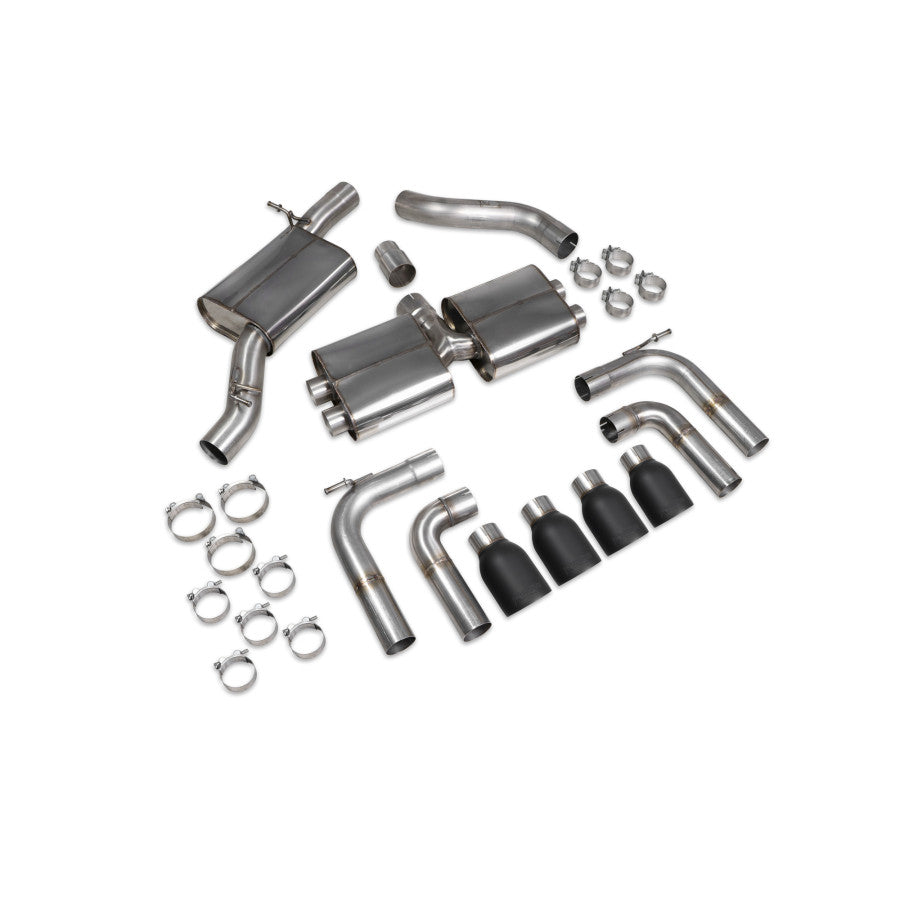 SCORPION S3 2.0T 8V Resonated cat/gpf-back system without valves (Daytona trims)