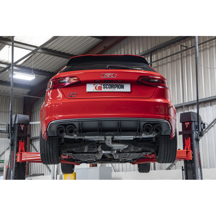 SCORPION S3 2.0T 8V Non-resonated cat/gpf-back system without valves (Daytona trims)