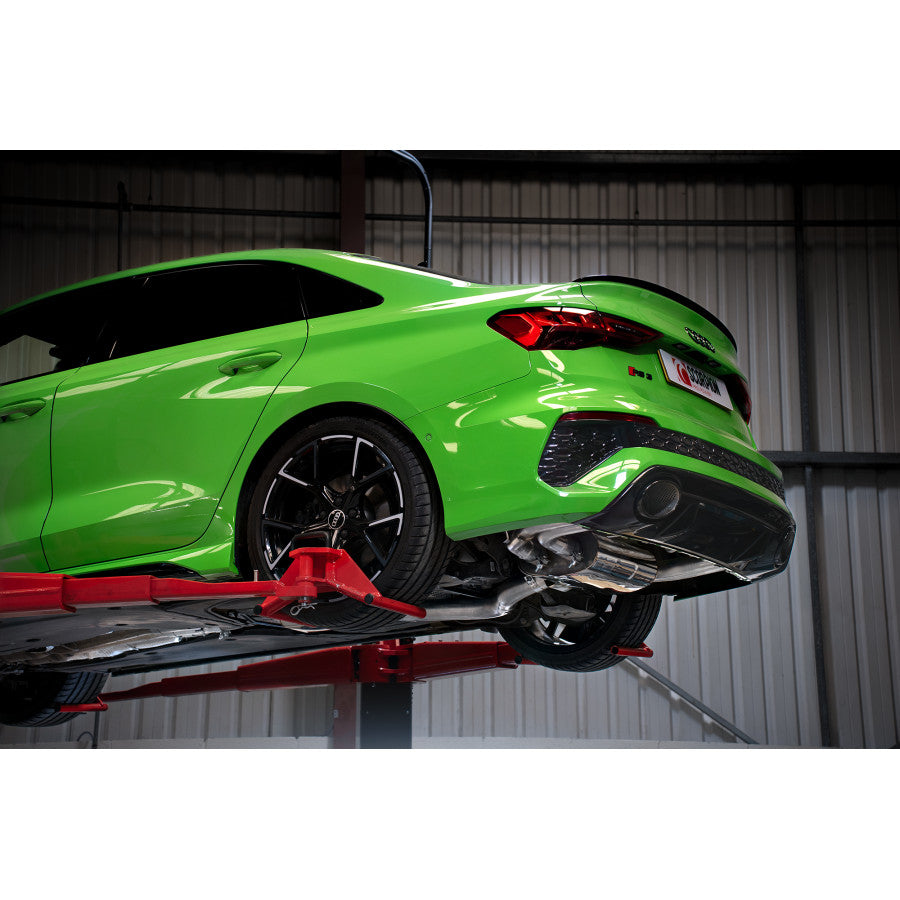 SCORPION RS3 8Y Saloon Resonated Cat/GPF-back system with valves