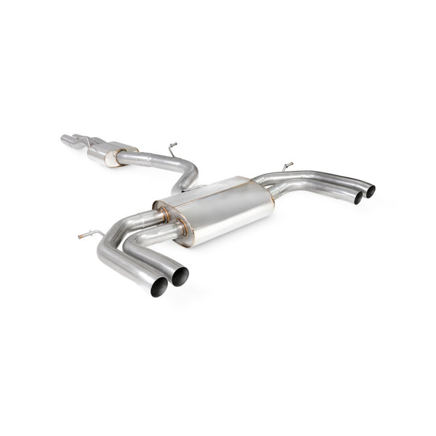 SCORPION RS3 8Y Saloon Resonated Cat/GPF-back system with valves
