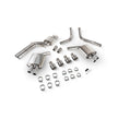 SCORPION S6 C7 4.0 TFSI Resonated half system with no valves (polished steel)