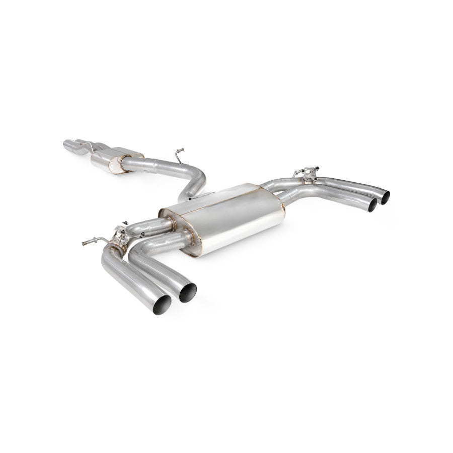 SCORPION RS3 8Y Resonated gpf-back system non valved (Carbon Fibre)
