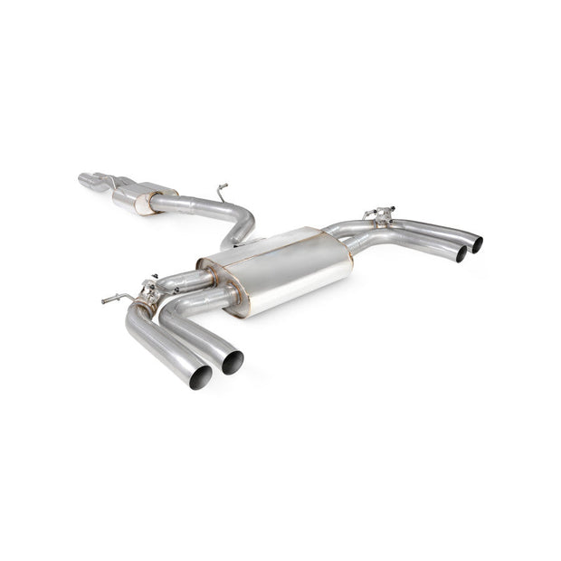 SCORPION RS3 8Y Resonated gpf-back system non valved (Carbon Fibre)