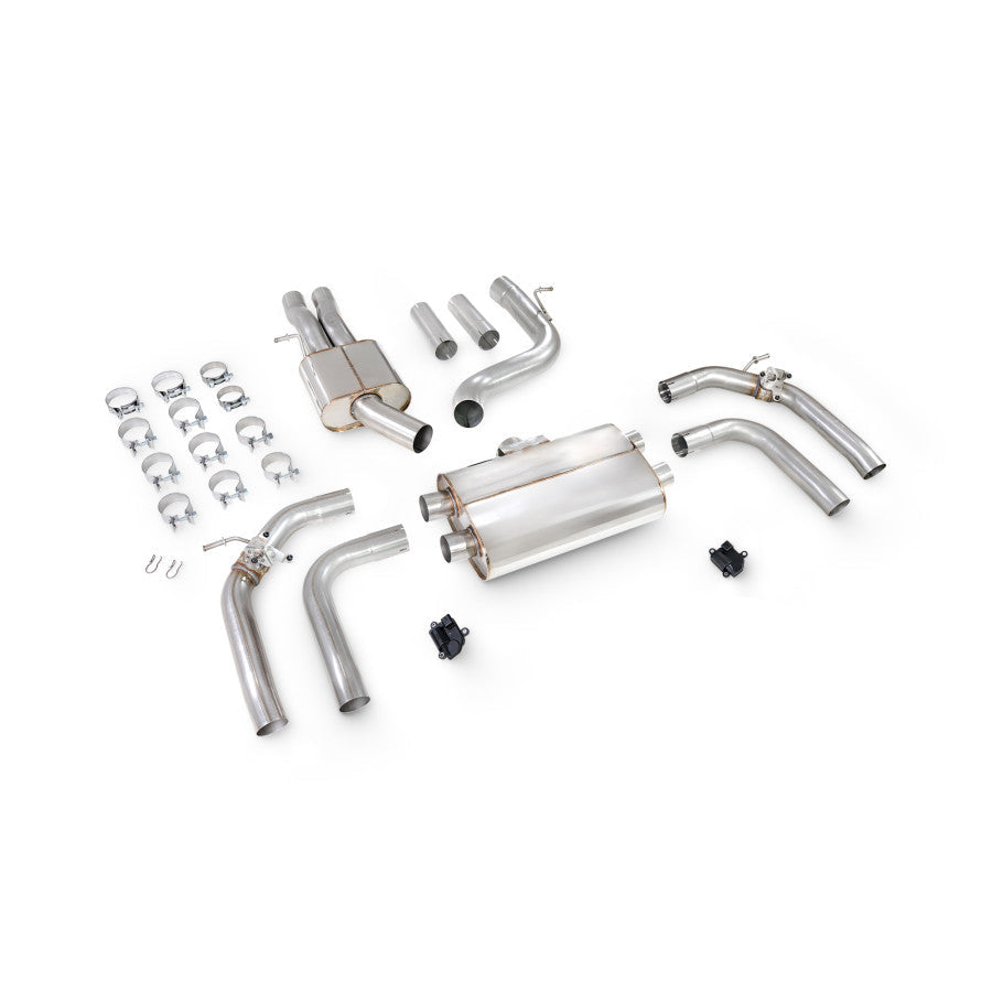 SCORPION RS3 8Y Resonated gpf-back system non valved (Carbon Fibre)