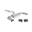 SCORPION RS3 8V Resonated gpf-back system non valved (Carbon Fibre)
