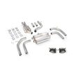 SCORPION RS3 8V Resonated gpf-back system non valved (Carbon Fibre)