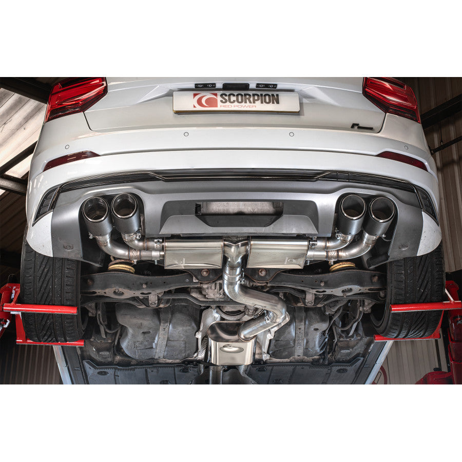 SCORPION SQ2 Non-resonated gpf-back system non valved (polished steel )
