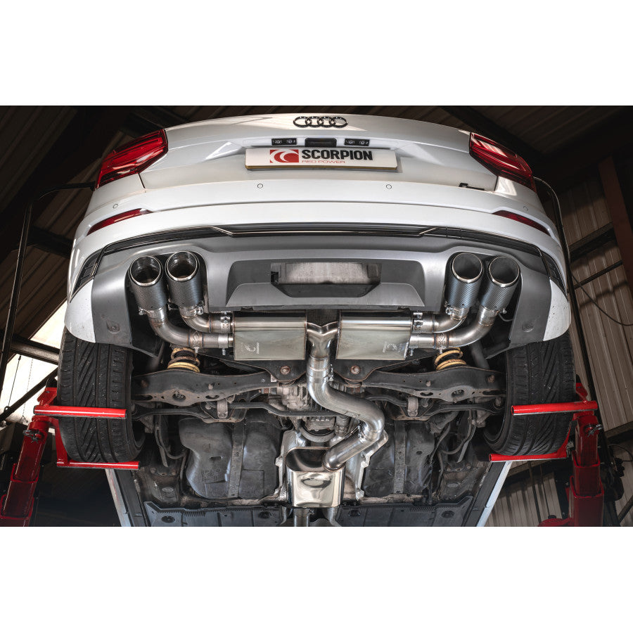 SCORPION SQ2 Non-resonated gpf-back system non valved (polished steel )