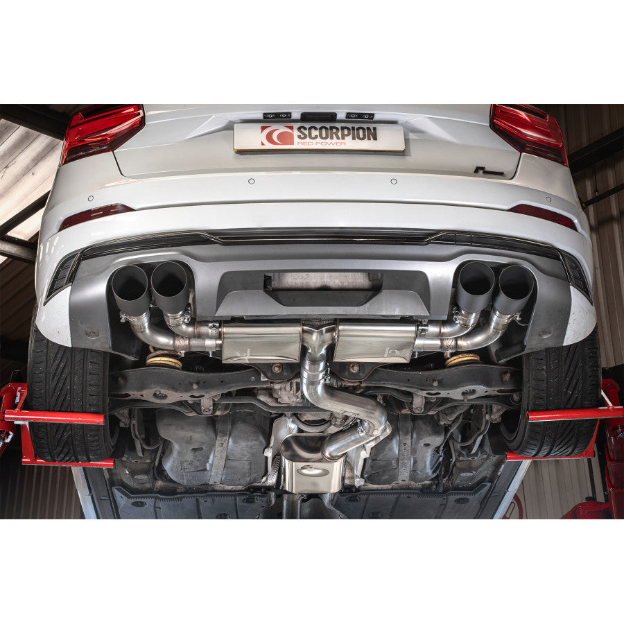 SCORPION SQ2 Resonated gpf-back system with valves (daytona trim )