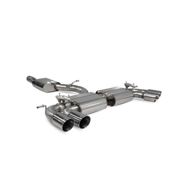 SCORPION SQ2 Resonated gpf-back system with valves (polished steel)