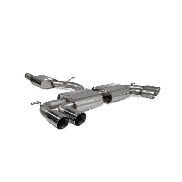 SCORPION SQ2 Resonated gpf-back system non valved (polished steel )