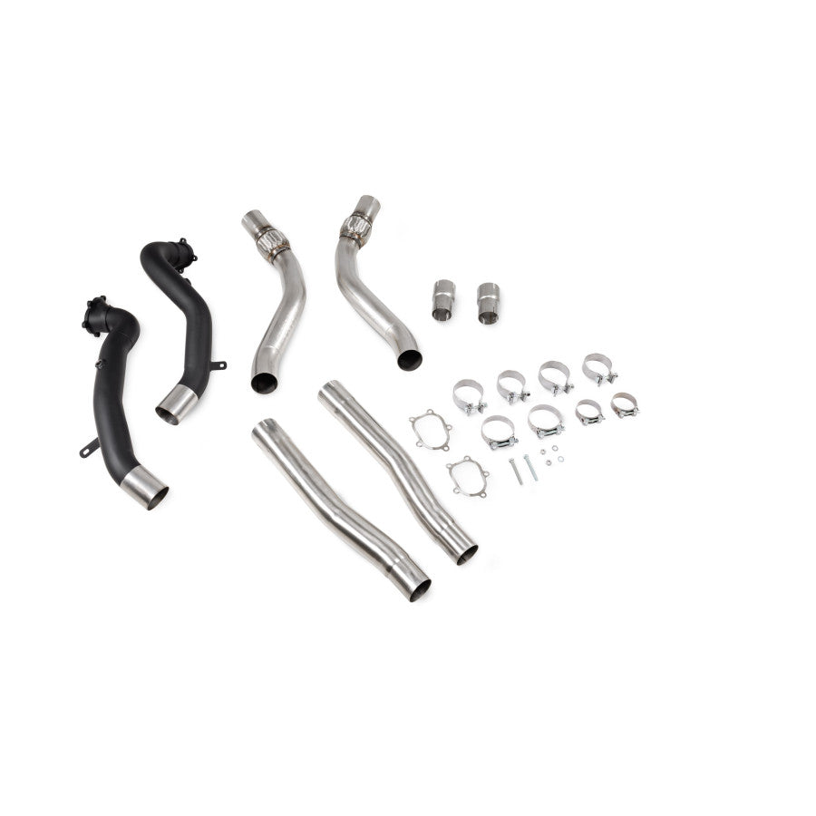 SCORPION RS6 C7 De-cat Downpipes with Large Bore Front Pipes